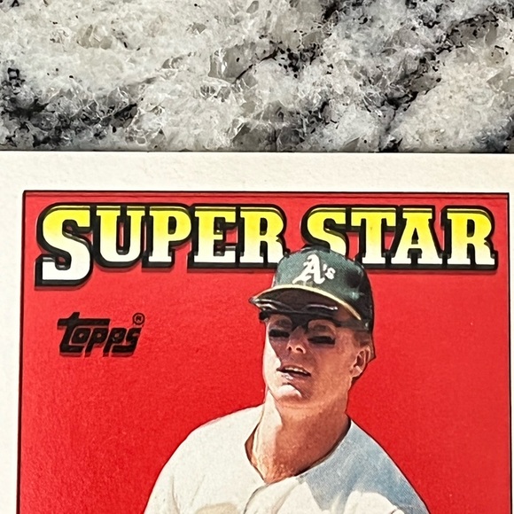 1988 Topps Super Star sticker back Mark McGwire and Jack Morris both with errors - Picture 9 of 12